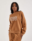 UGG Logo Crewneck Fleece Sweatshirt