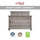 Kenilworth 4-in-1 Convertible Crib - Stone Wash