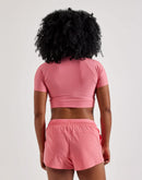 Under Armour HeatGear Cropped Mock-Neck Top