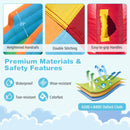 6-in-1 Inflatable Water Slide Park With 750W Blower for Yard