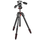 Manfrotto 190go! Carbon Fiber 4 Section Tripod with 3 Way Head