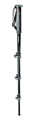 Manfrotto MPMXPROC4US Xpro Monopod Plus Carbon Fiber 4 Section