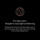 Chitosan Pre-Style Cream Straight to Wavy Light Conditioning
