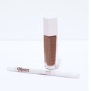 Silicone Bag + Charms Lip Gloss and Liner Combo (Limited Edition)