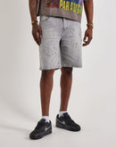 Vicious Denim Rhinestone Burst Denim Shorts
