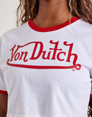 Von Dutch Signature Cropped Tee