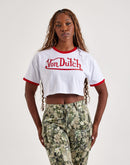 Von Dutch Signature Cropped Tee
