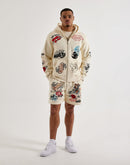 Von Dutch Tattoo Full-Zip Fleece Hoodie