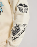 Von Dutch Tattoo Full-Zip Fleece Hoodie