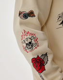 Von Dutch Tattoo Full-Zip Fleece Hoodie