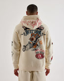 Von Dutch Tattoo Full-Zip Fleece Hoodie