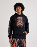 Von Dutch Allover Flame Pullover Fleece Hoodie