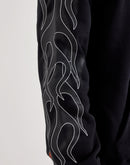 Von Dutch Allover Flame Pullover Fleece Hoodie