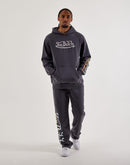 Von Dutch Classic Logo Acid Washed Fleece Sweatpants