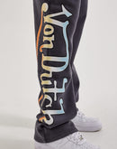 Von Dutch Classic Logo Acid Washed Fleece Sweatpants