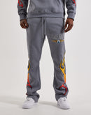 Von Dutch Flame Logo Fleece Pants