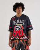 Von Dutch Flame Skull Oversized Jersey