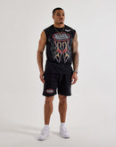 Von Dutch Classic Logo Flame Sleeveless Tee