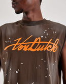 Von Dutch Flame Eagle Sleeveless Tee
