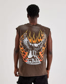 Von Dutch Flame Eagle Sleeveless Tee