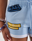 Von Dutch Patch Logo Fleece Shorts