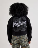 Von Dutch Boxy Full-Zip Cropped Jacket