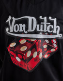Von Dutch Flame Dice Cropped Jersey