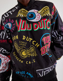 Von Dutch Allover Print Bomber Jacket