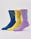 Von Dutch Logo Crew Socks 3-Pack