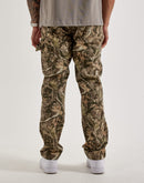 Von Dutch Camo Straight Double-Knee Pants