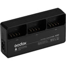 Godox VC26T Triple Multi-Battery Charger for V1