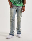 WAIMEA Flared Rhinestone Denim Jeans