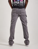 WAIMEA Overdyed Stacked Cargo Denim Jeans