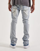 WAIMEA Stacked Star Distressed Denim Jeans