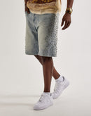 WAIMEA Rhinestone Denim Shorts
