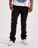 WAIMEA Stacked Rhinestone Denim Jeans