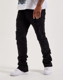 WAIMEA Stacked Rhinestone Denim Jeans