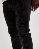 WAIMEA Stacked Western Stud Denim Jeans
