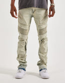 WAIMEA Stacked Moto Denim Jeans
