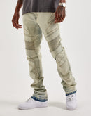WAIMEA Stacked Moto Denim Jeans