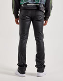 WAIMEA Wax Coated Stacked Metal Stud Denim Jeans