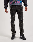 WAIMEA Slim Metal Stud Denim Jeans