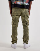 WAIMEA Tie-Dye Slim Cargo Pants