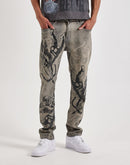 WAIMEA Angel Slim Rhinestone Denim Jeans