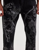 WAIMEA Angel Slim Rhinestone Denim Jeans