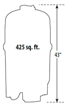 Waterway Crystal Water 425 sf Cartridge Filter | 570-0425-07