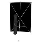 Westcott X-Drop Kit (5x7' Black Backdrop)