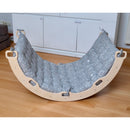 Montessori Arch/Rocker With Gray Dinosaur Pattern Pillow Set
