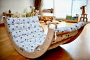 Climbing Arch With Ladder Ramp and Star Pillow Set | Wooden Climber Set