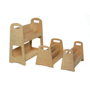 Wooden Bookshelf / Small-Medium-Large Size